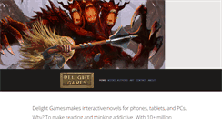 Desktop Screenshot of delightgamesllc.com