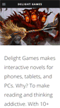 Mobile Screenshot of delightgamesllc.com